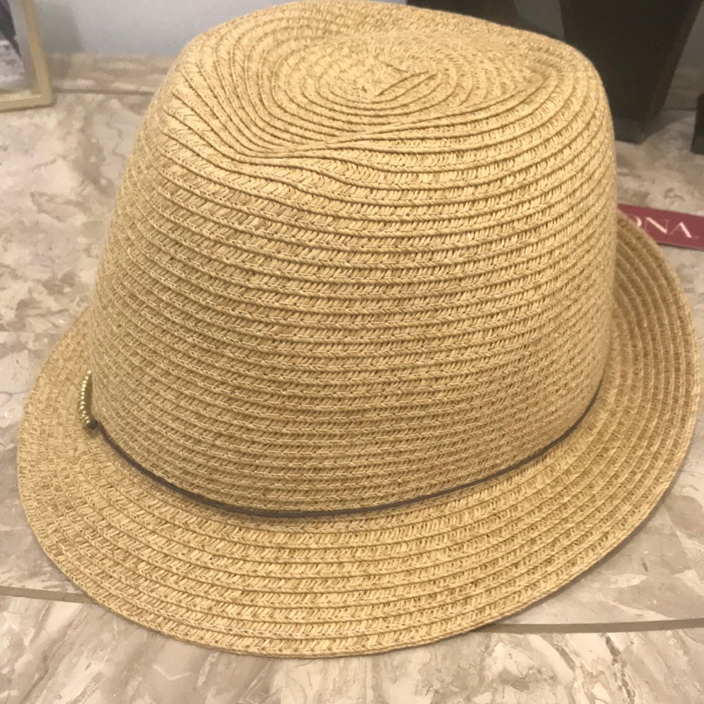 NWT Straw Fedora Hat